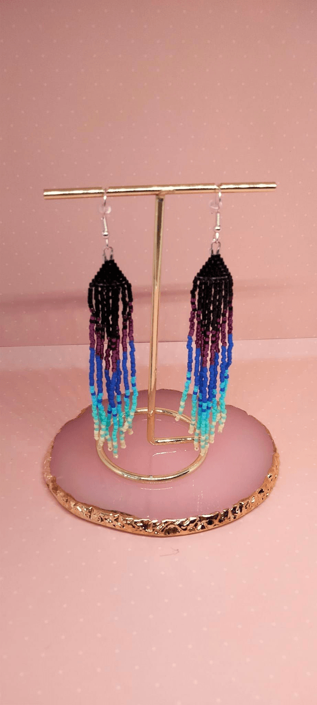 Boucle d'oreilles Océan Profond