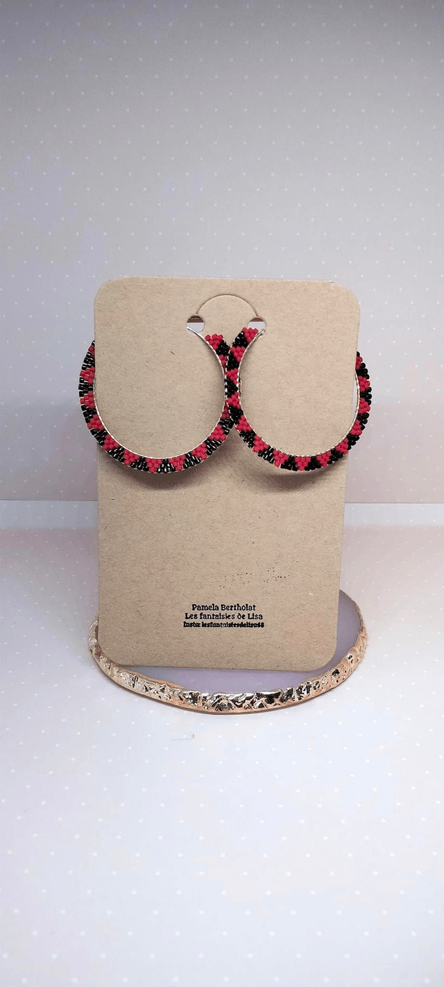 Boucle d'oreilles Baiser de Feu