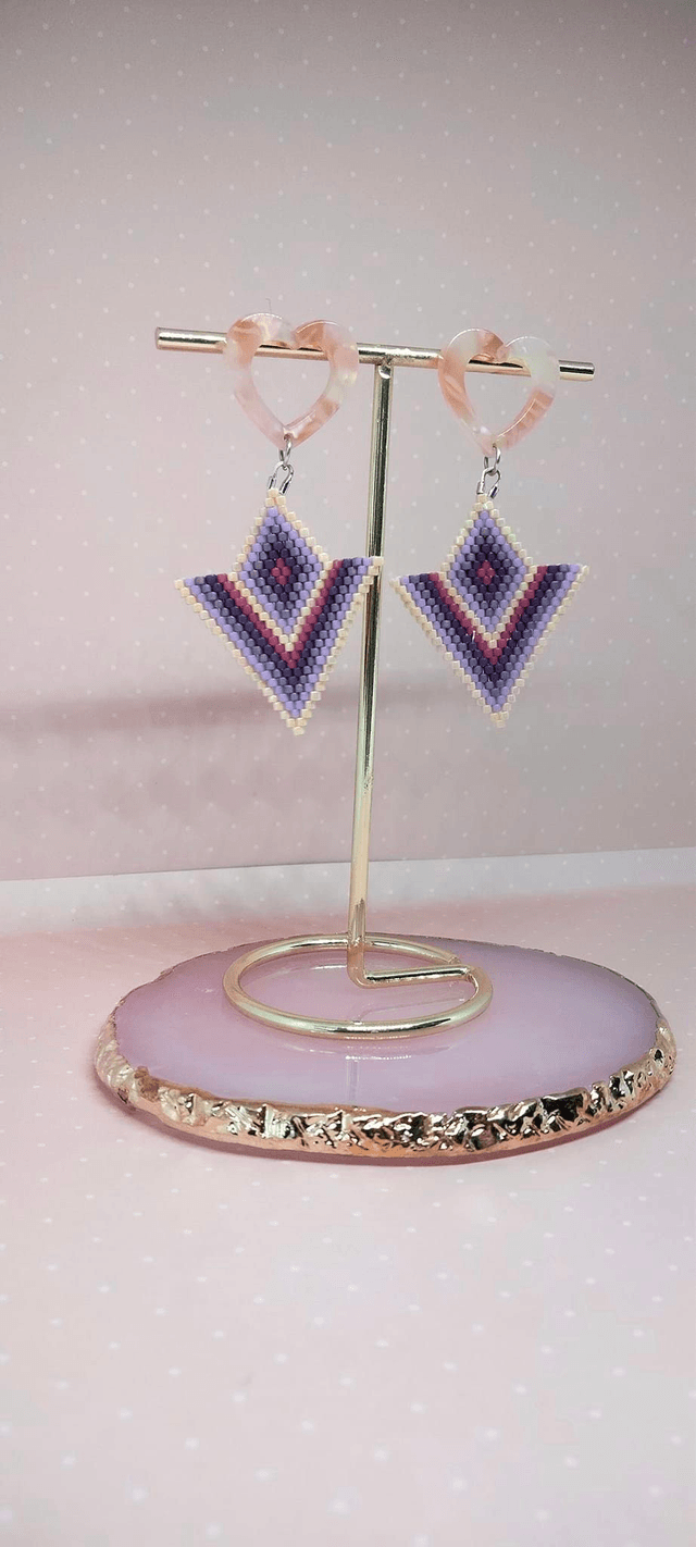 Boucle d'oreilles Pastel Romantique