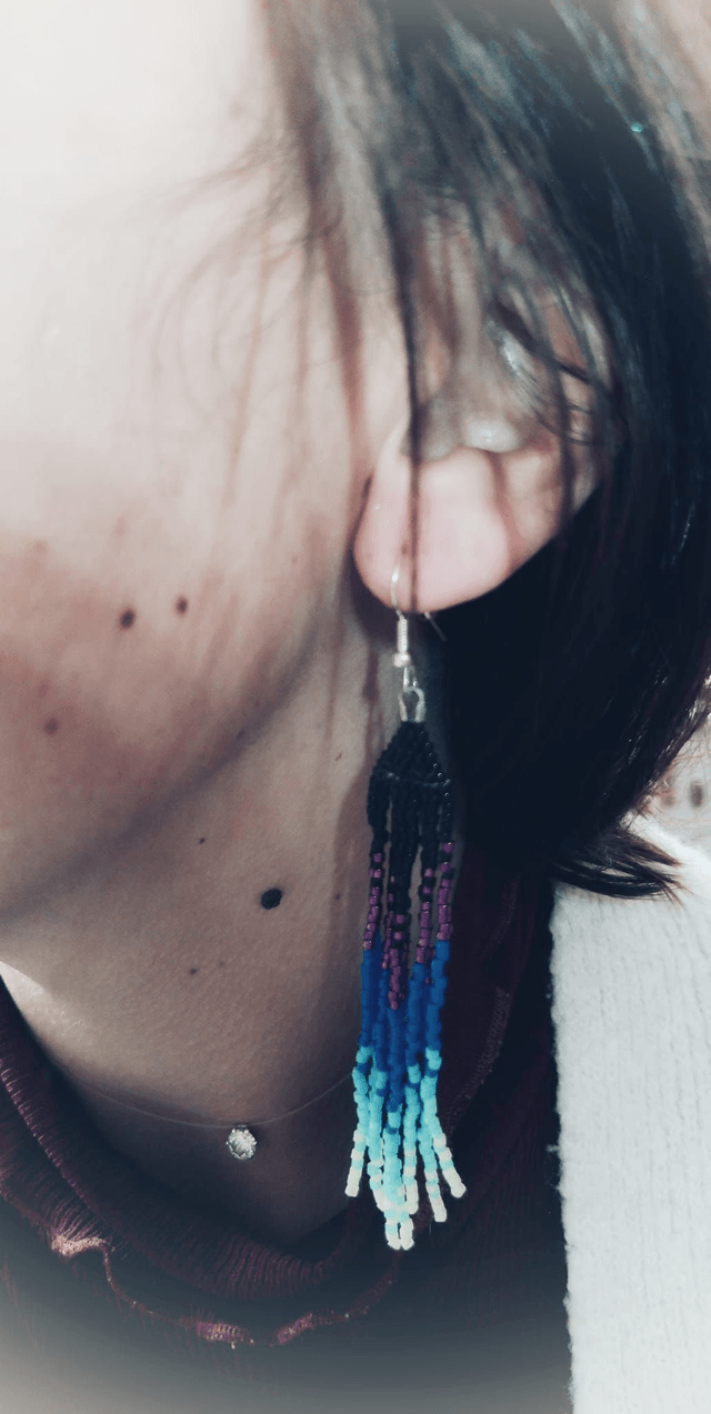 Boucle d'oreilles Océan Profond