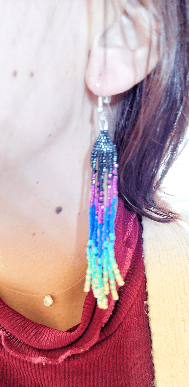 Boucle d'oreilles Océan Profond
