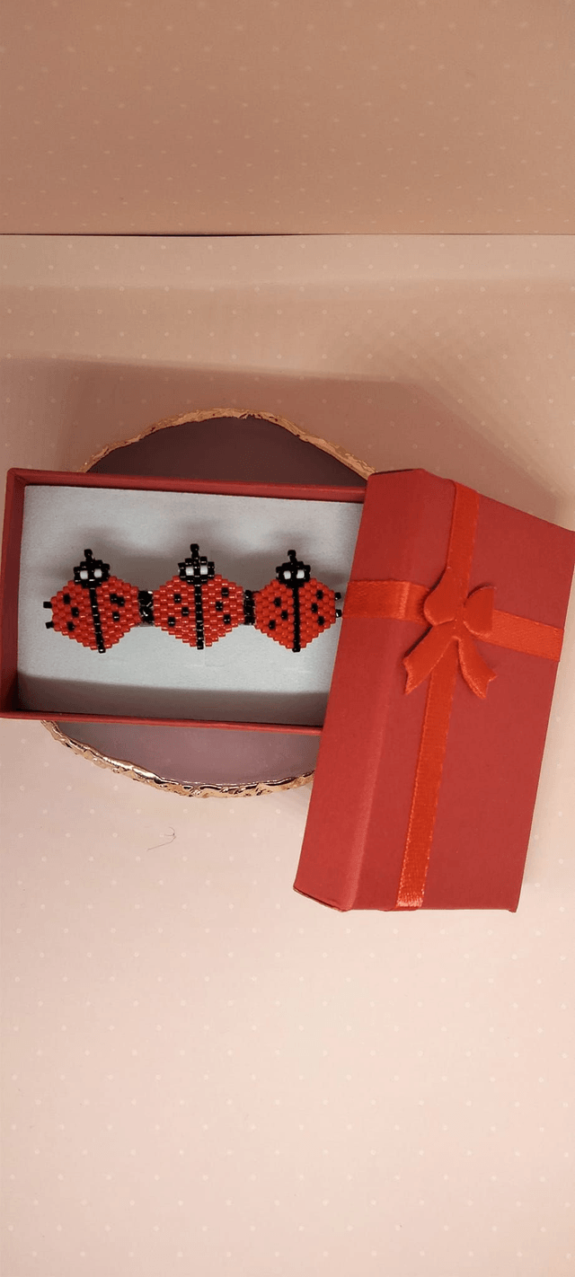 Barrette Vol de Coccinnelles