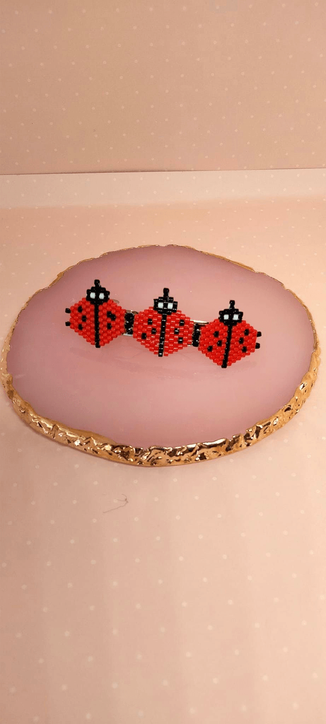 Barrette Vol de Coccinnelles